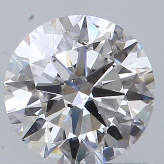 0.78 Carat Round E SI1 EX GIA Natural Diamond