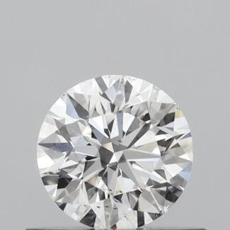 0.5 Carat Round D SI1 EX GIA Natural Diamond