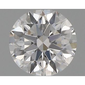 0.38 Carat Round E VVS1 EX GIA Natural Diamond