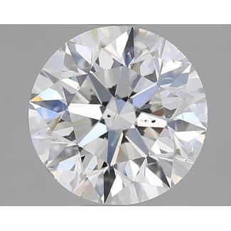 1.7 Carat Round D SI2 EX GIA Natural Diamond