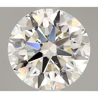 1.56 Carat Round H SI1 EX HRD Natural Diamond