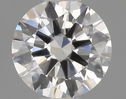 0.3 Carat Round I VS1 EX GIA Natural Diamond