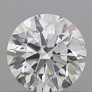 0.56 Carat Round F VVS2 EX GIA Natural Diamond