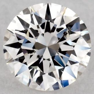 0.6 Carat Round G SI2 EX GIA Natural Diamond