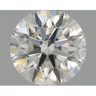 0.55 Carat Round H VS1 EX IGI Natural Diamond