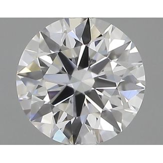 0.36 Carat Round D VVS1 EX GIA Natural Diamond