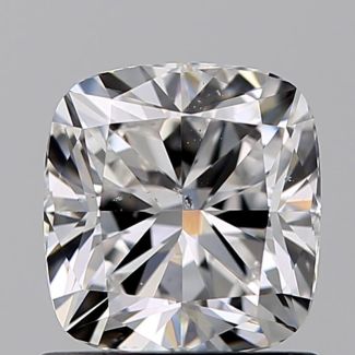 0.91 Carat Cushion Modified E SI1 - EX GIA Natural Diamond