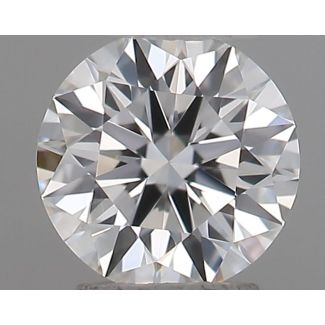 0.19 Carat Round F VS2 EX VG GIA Natural Diamond