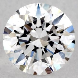 0.45 Carat Round E VVS2 EX GIA Natural Diamond