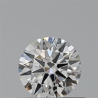 0.40 Carat Round G SI2 EX VG GIA Natural Diamond