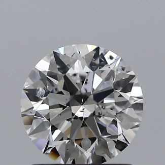 1.01 Carat Round F SI2 EX HRD Natural Diamond