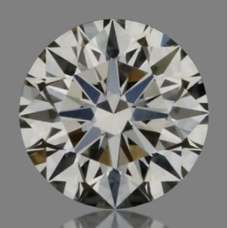 0.19 Carat Round H VVS1 EX VG GIA Natural Diamond