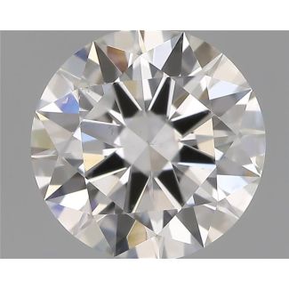 0.70 Carat Round F SI1 EX GIA Natural Diamond