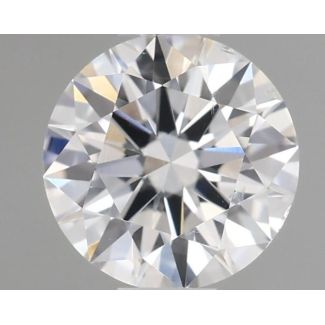 0.47 Carat Round D SI2 EX GIA Natural Diamond