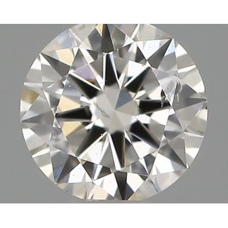 0.3 Carat Round H SI2 EX IGI Natural Diamond