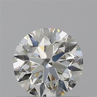 0.60 Carat Round H VS1 VG EX IGI Natural Diamond