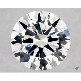 0.6 Carat Round F VVS1 EX GIA Natural Diamond