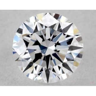 0.41 Carat Round D VVS2 EX GIA Natural Diamond