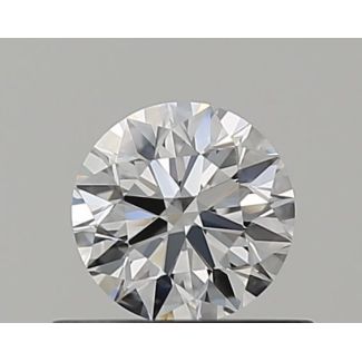 0.5 Carat Round D IF EX GD GIA Natural Diamond