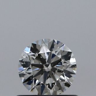 0.51 Carat Round H SI2 VG EX GIA Natural Diamond