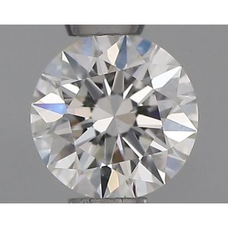 0.32 Carat Round F SI1 EX IGI Natural Diamond