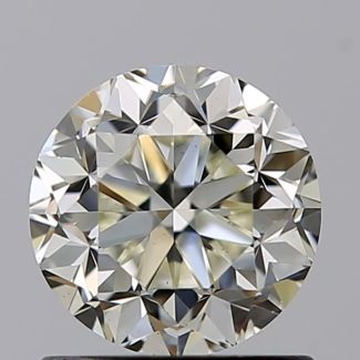 1.00 Carat Round K VS2 F EX VG GIA Natural Diamond