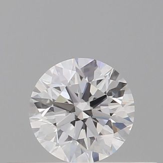 0.27 Carat Round D VVS1 EX GIA Natural Diamond