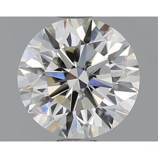 1.01 Carat Round H VVS2 EX IGI Natural Diamond