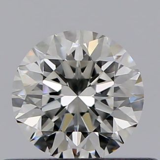 0.40 Carat Round H VS1 G EX VG GIA Natural Diamond