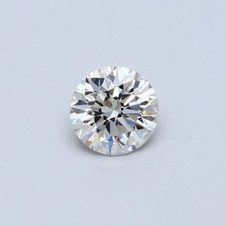 0.44 Carat Round H SI1 VG EX GIA Natural Diamond