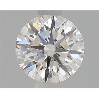 0.50 Carat Round E SI2 EX GIA Natural Diamond