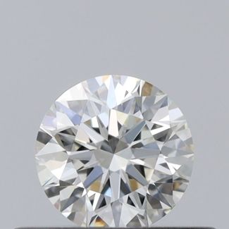 0.35 Carat Round H VVS2 EX GIA Natural Diamond