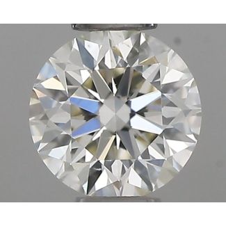 0.3 Carat Round H VS2 EX IGI Natural Diamond