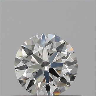 0.40 Carat Round G VS2 EX VG GIA Natural Diamond