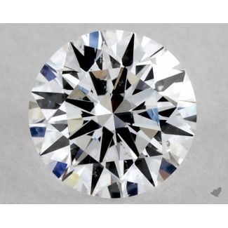 0.51 Carat Round D SI2 EX VG GIA Natural Diamond