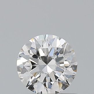 0.5 Carat Round E VVS2 EX VG GIA Natural Diamond