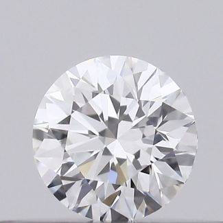 0.2 Carat Round D VVS1 EX GIA Natural Diamond