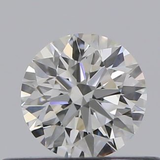 0.33 Carat Round H IF EX GIA Natural Diamond