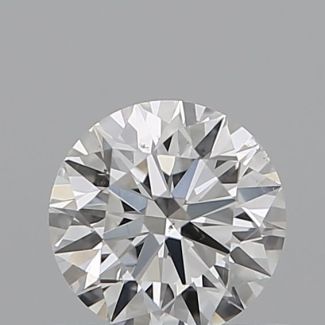 0.5 Carat Round F SI1 EX GIA Natural Diamond