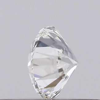 0.23 Carat Round F VVS2 EX GIA Natural Diamond