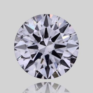 0.3 Carat Round D SI2 EX GIA Natural Diamond