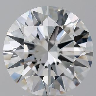 3.01 Carat Round D VVS2 VG EX GIA Natural Diamond