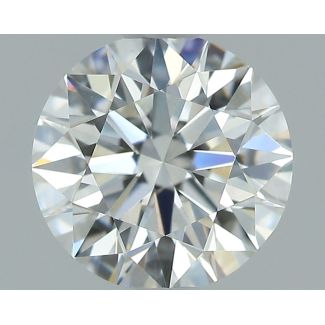 0.59 Carat Round G VVS2 EX GIA Natural Diamond