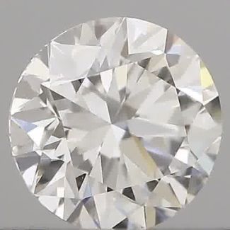 0.40 Carat Round F VVS2 VG GIA Natural Diamond