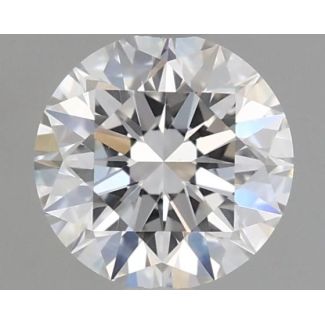 0.62 Carat Round E VVS2 EX GIA Natural Diamond