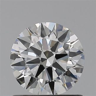 0.70 Carat Round G VVS2 EX GIA Natural Diamond