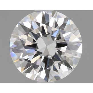 0.7 Carat Round F VVS1 EX GIA Natural Diamond