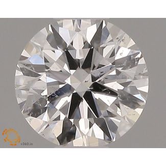 0.4 Carat Round F SI1 EX GIA Natural Diamond