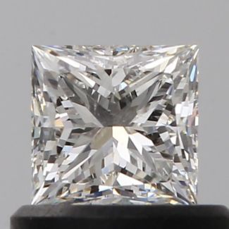 0.52 Carat Princess H SI1 - EX VG GIA Natural Diamond