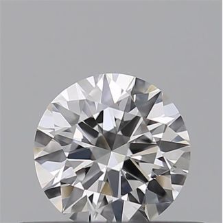 0.35 Carat Round E VVS1 EX GIA Natural Diamond